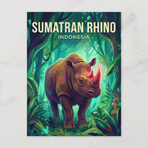 Cartão Postal Sumatra Indonésia