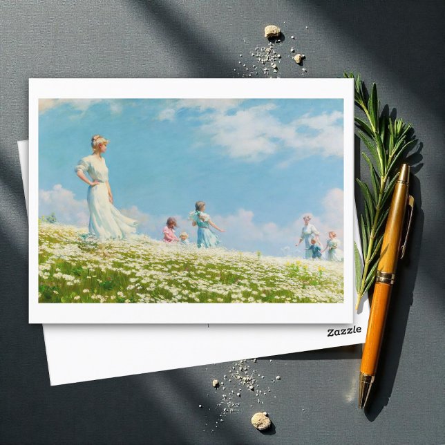 Cartão Postal Summer, Charles Courtney Curran (1906) (Criador carregado)