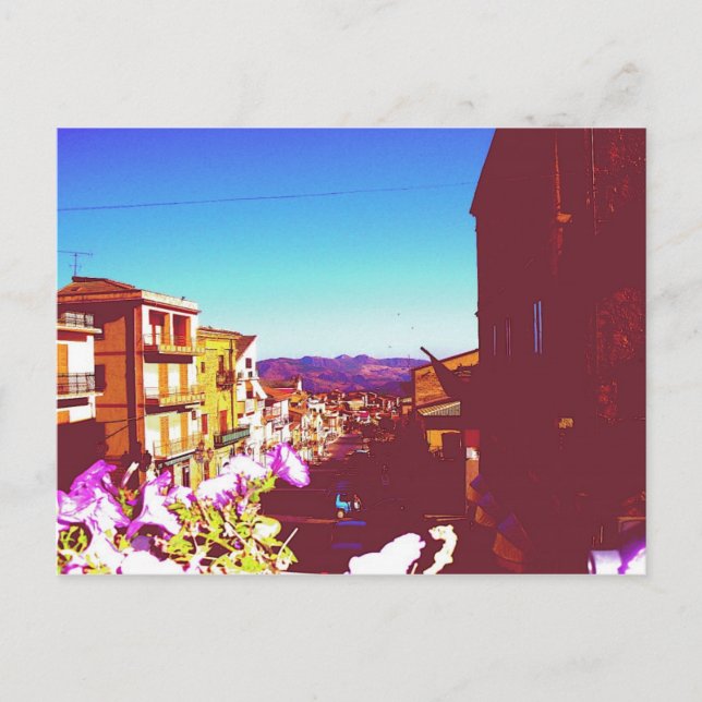 Cartão Postal Summer Cianciana, Sicília (Frente)