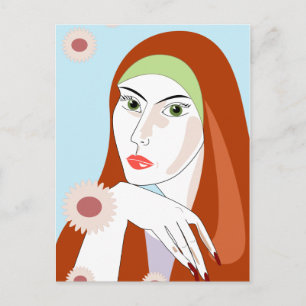 Cartão Postal Summer Girl