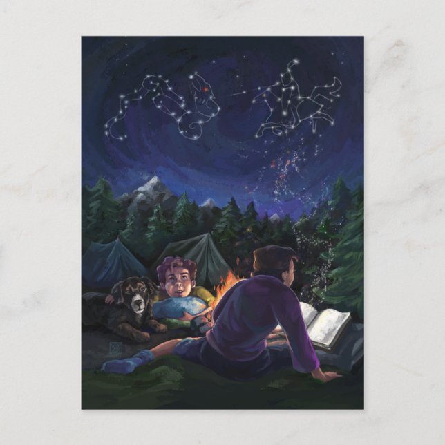 Cartão Postal Summer Knights (Frente)