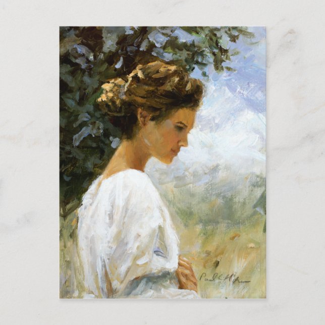 Cartão postal "Summer Sun" do artista Paul Milner (Frente)