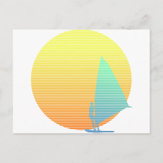 Cartão Postal Summer Windsurfer