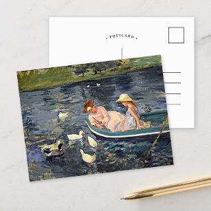 Cartão Postal Summertime Dois   Mary Cassatt