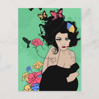 Cartão Postal Summertime Fairy