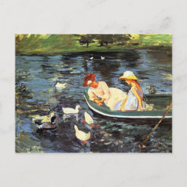 Cartão Postal Summertime (por Mary Cassatt)