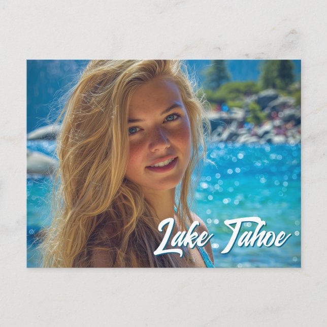 Cartão Postal Summertime Vacation Family Photo (Frente)