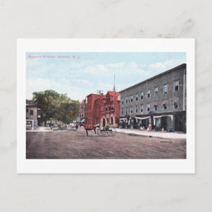 Cartão Postal Summit Ave, Summit, NJ Vintage