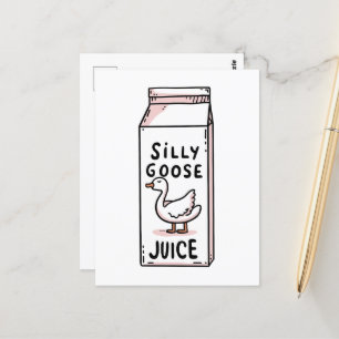 Cartão Postal sumo de ganso do bobo