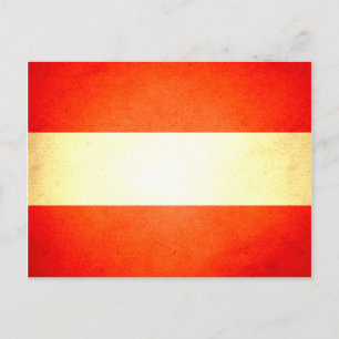 Cartão Postal Sun beijou a bandeira da Áustria