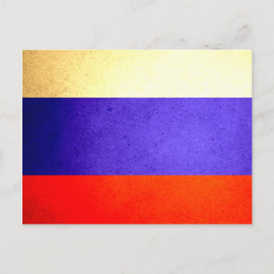 Cartão Postal Sun beijou a bandeira russa