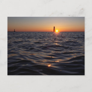 Cartão Postal Sun Descendo em Frankfort