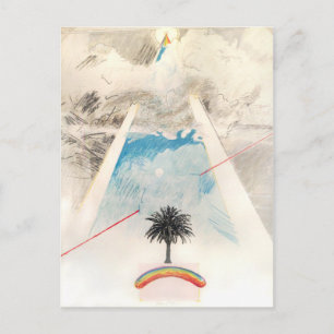 Cartão Postal Sun Dog, Rockne Krebs, 1976. Postcard