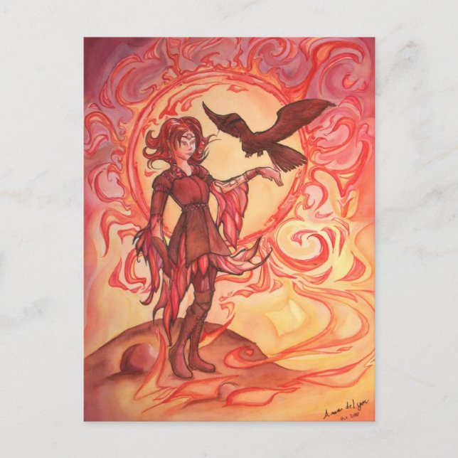 Cartão Postal Sun Elf (Frente)