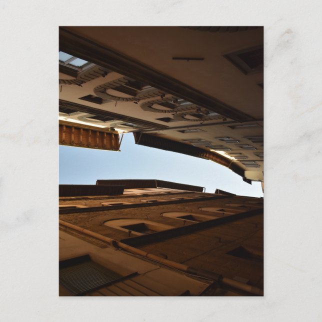 Cartão Postal Sun-kissed Street (Frente)