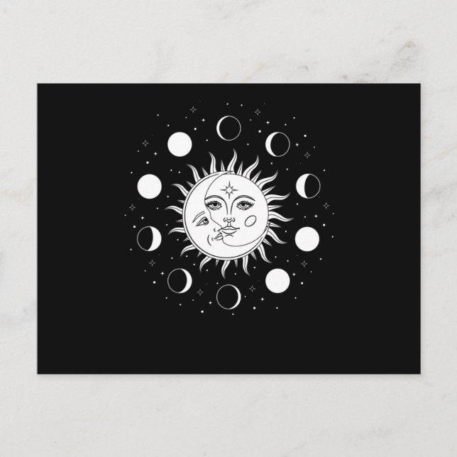 Cartão Postal Sun Moon Occult (Frente)