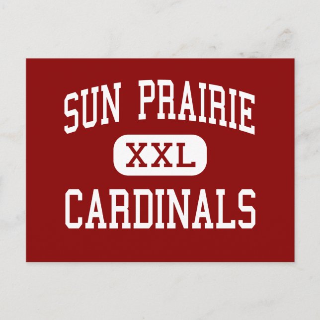 Cartão Postal Sun Prairie - Cardinals - High - Sun Prairie (Frente)
