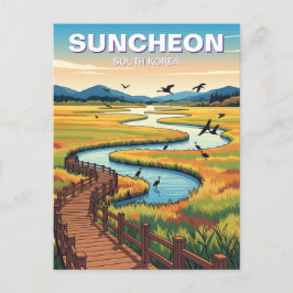 Cartão Postal Suncheon Coreia do Sul