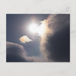 Cartão Postal Sundog Rainbow Cloud Burst Roupa e presentes