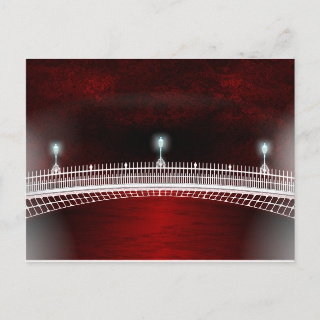 CARTÃO POSTAL SUNDOWN SOBRE A PONTE HAPENNY (Frente)