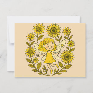 Cartão Postal Sunny Summer Fairy