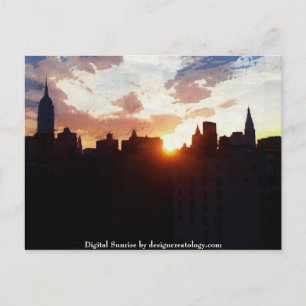 Cartão Postal Sunrise digital
