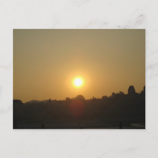 Cartão Postal Sunrise do Balão de Ar Quente