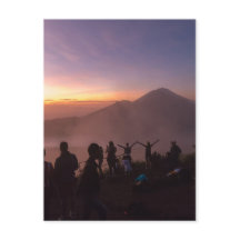 Sunrise do Monte Batur em Bali, Indonésia
