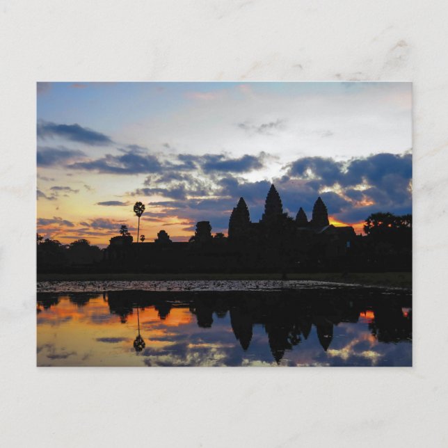 Cartão Postal Sunrise em Angkor Wat, Camboja - Cartão-postal (Frente)