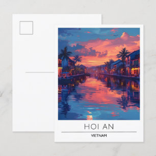 Cartão Postal Sunrise em Hoi An Vietnam Viagem