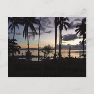 Cartão Postal Sunrise, Koh Chang, Tailândia