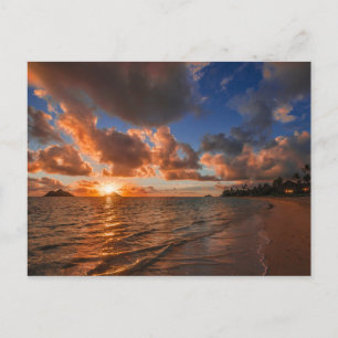 Cartão Postal Sunrise Na Ilha Mokulua