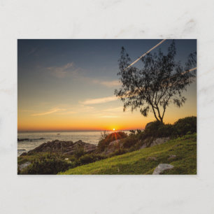 Cartão Postal Sunrise Na Praia Armação, Brasil