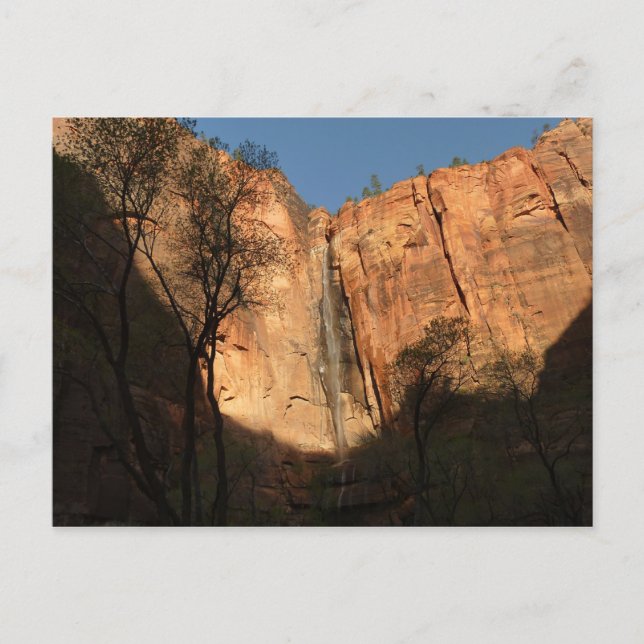 Cartão Postal Sunrise no Caminho de Riverside em Zion (Frente)