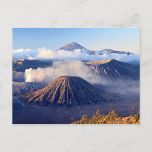 Cartão Postal Sunrise no Monte Bromo, Java, Indonésia