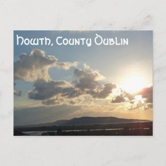 Cartão postal Sunrise sobre Howth