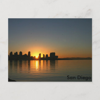 Cartão Postal Sunrise sobre San Diego