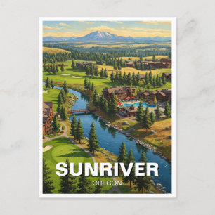 Cartão Postal Sunriver Oregon Viagem