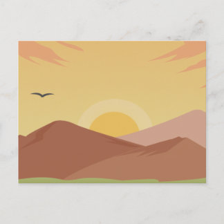 Cartão postal sunset
