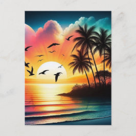 Cartão Postal Sunset