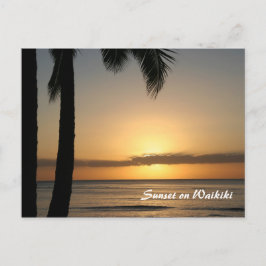 Cartão postal sunset