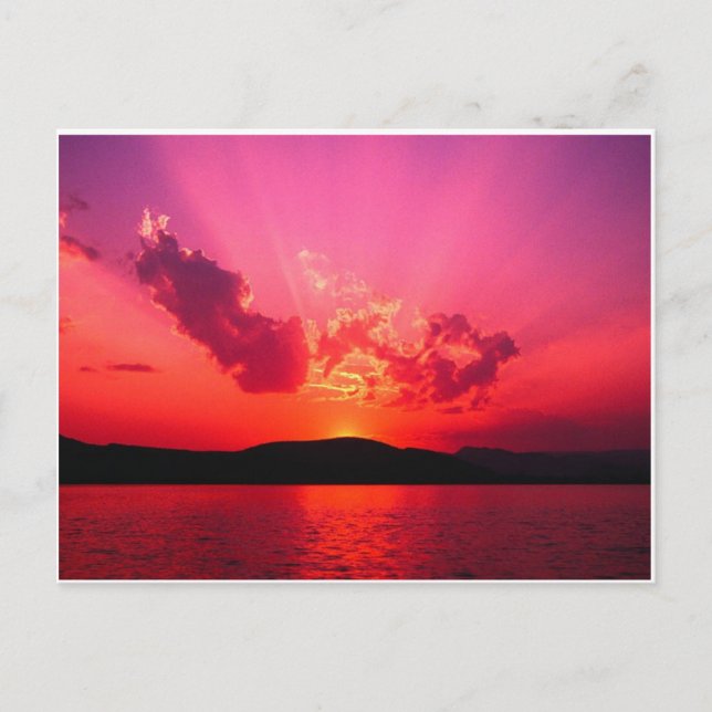 Cartão Postal Sunset (Frente)