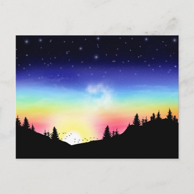 Cartão Postal Sunset (Frente)