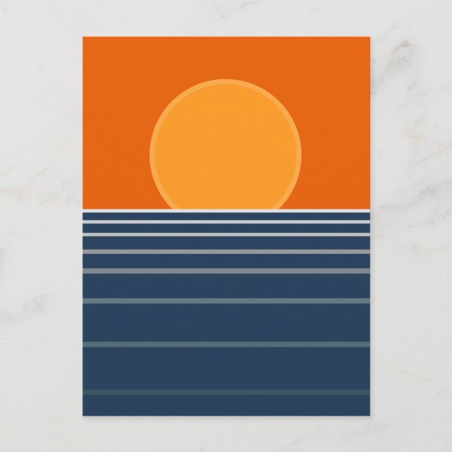 Cartão Postal Sunset  (Frente)