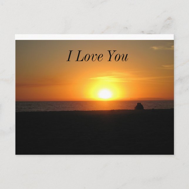 Cartão Postal Sunset (Frente)