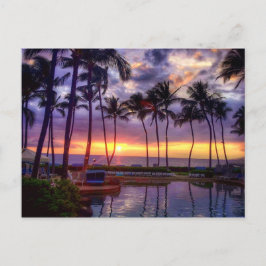 Cartão postal sunset
