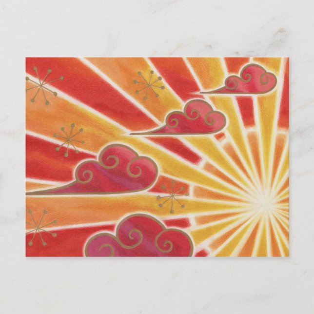 Cartão postal sunset (Frente)