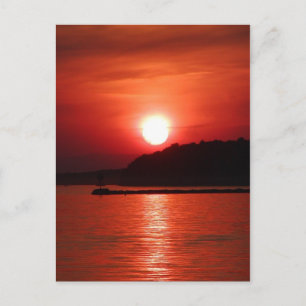 Cartão postal sunset
