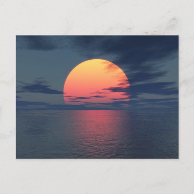 Cartão Postal Sunset (Frente)