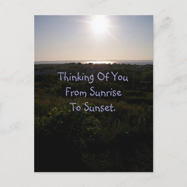 Cartão postal Sunset 1 (Frente)